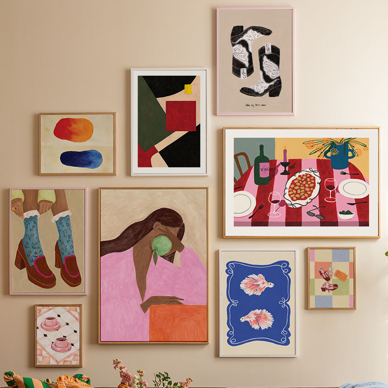 Fashion Women Picture - Poster Artistico Moderno con Donne alla