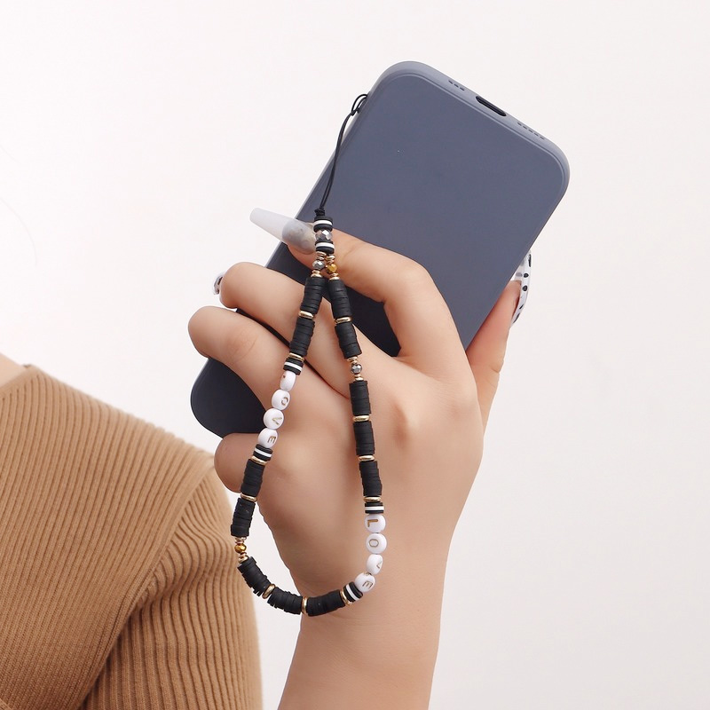 Fashion Women Picture - Catenella per telefono in argilla con