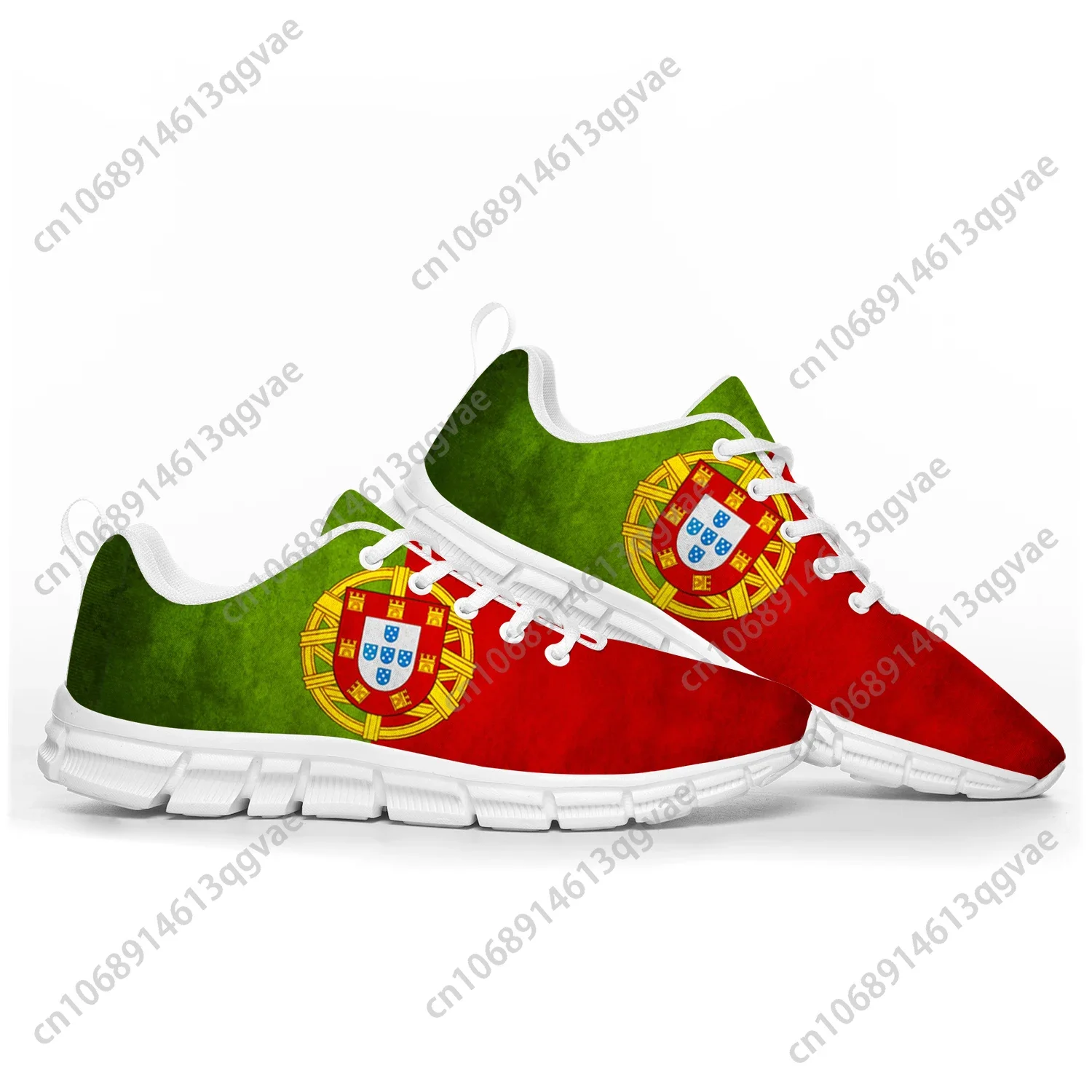 Women'S Fashion Portugal - Scarpe Sportive con Bandiera del Portogallo