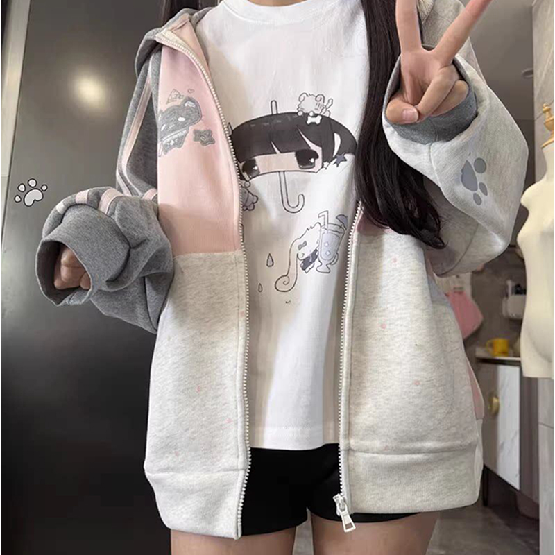 T-shirt da donna a maniche cor - Women'S Fashion Umbrella recensione e prezzo
