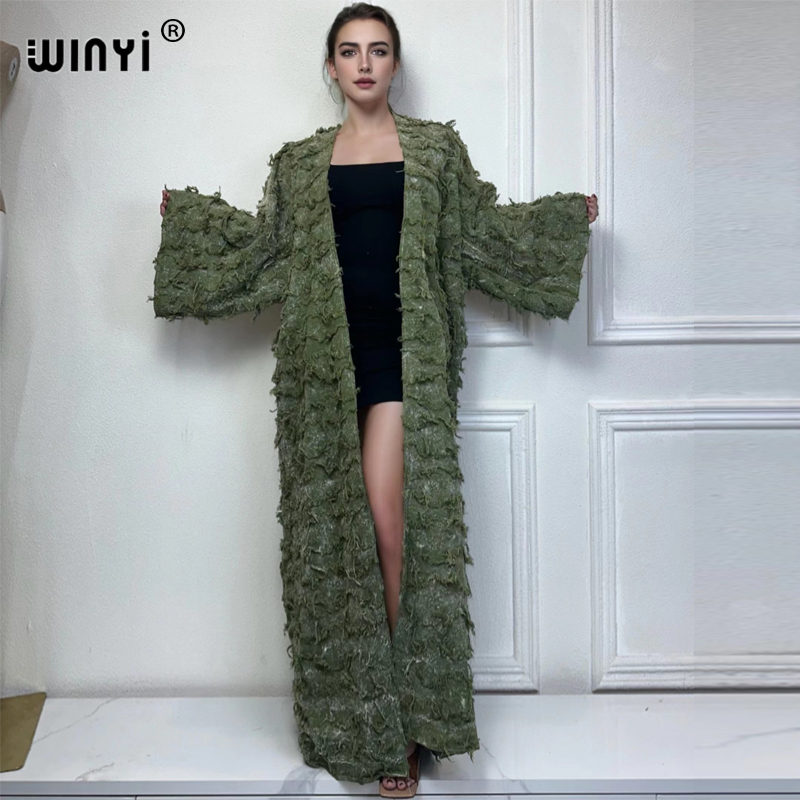 WINYI cotone rifiuti terreno v - Kimono Cardigan Women recensione e prezzo