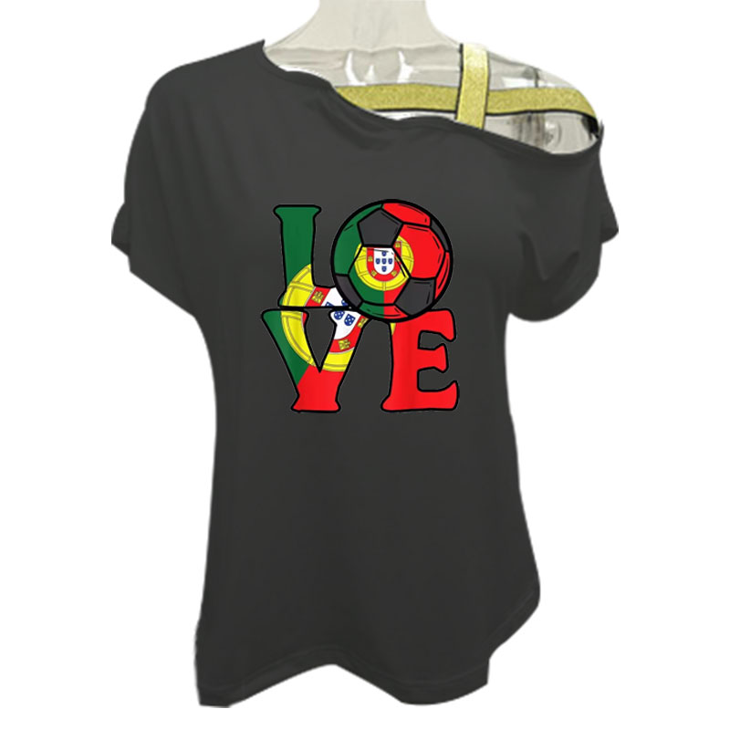 T-shirt da donna a girocollo a - Women'S Fashion Portugal recensione e prezzo