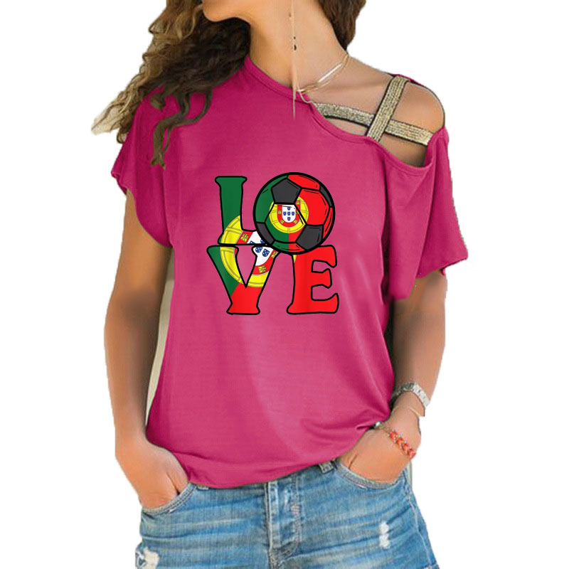 T-shirt da donna a girocollo a - Women'S Fashion Portugal recensione e prezzo
