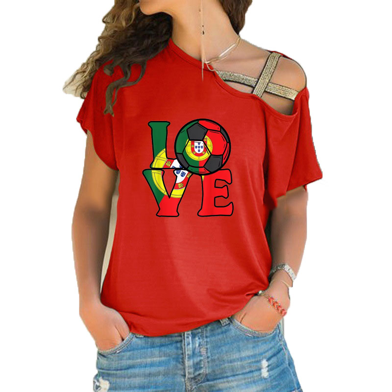 T-shirt da donna a girocollo a - Women'S Fashion Portugal recensione e prezzo