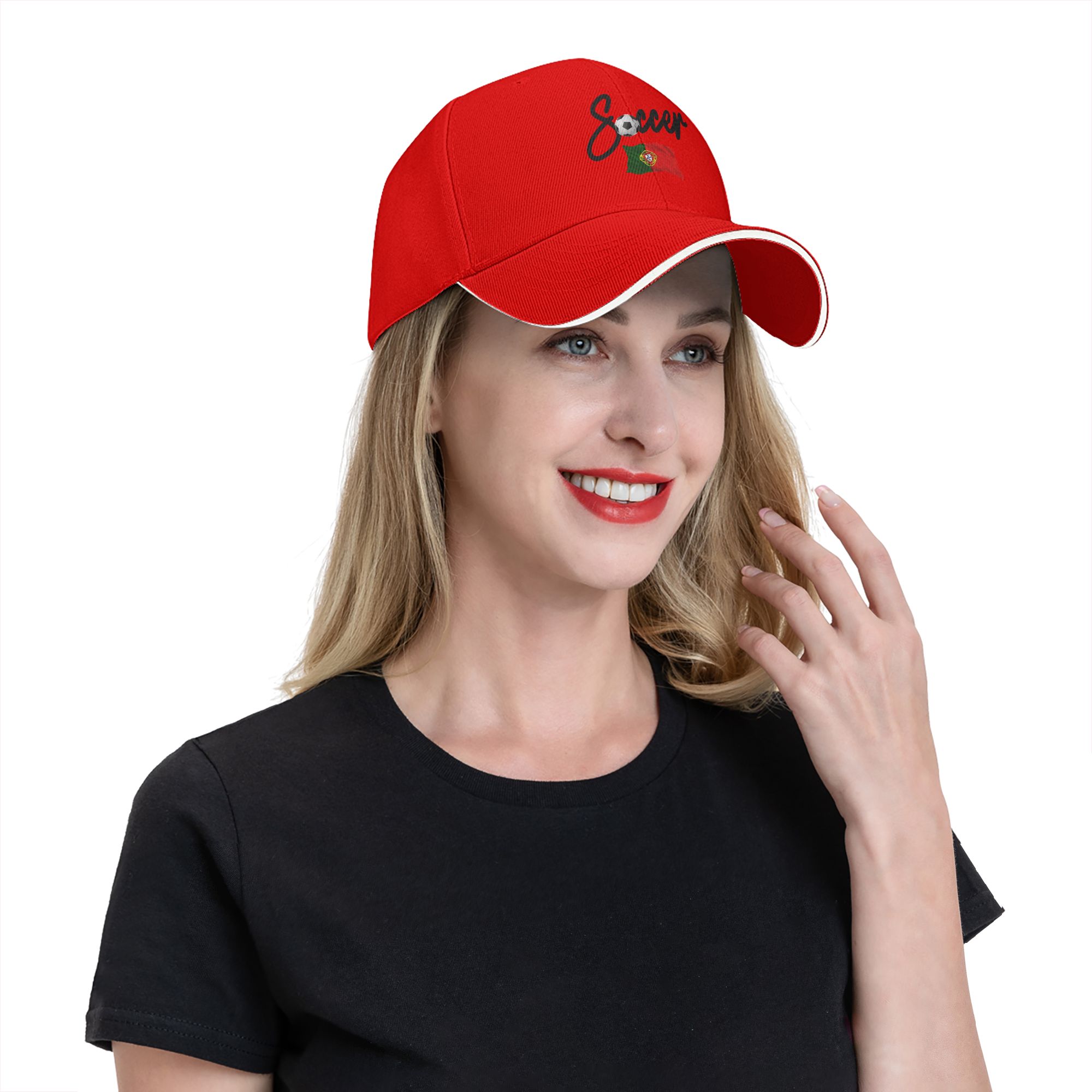 Cappelli da calcio con bandier - Women'S Fashion Portugal recensione e prezzo