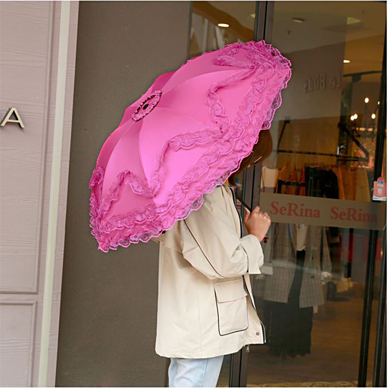 Ombrello da sole in pizzo moda - Women'S Fashion Umbrella recensione e prezzo