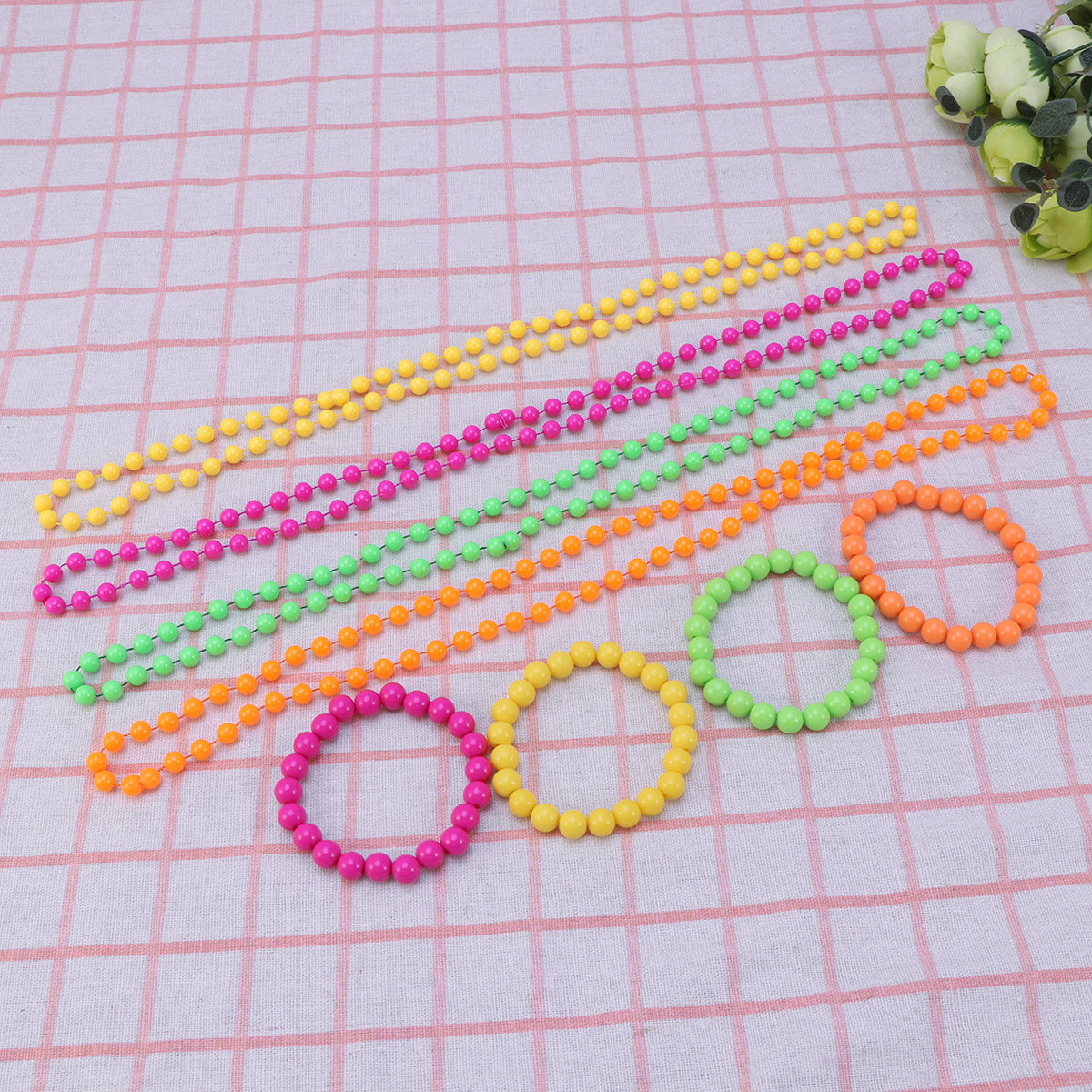 4 Pezzi Collana di Perline in  - Women'S Fashion Of The 70S recensione e prezzo